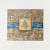 Pyramidenkompass Wandteppich (Vorderseite (Horizontal))