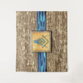 Pyramidenkompass Wandteppich (Vorderseite)