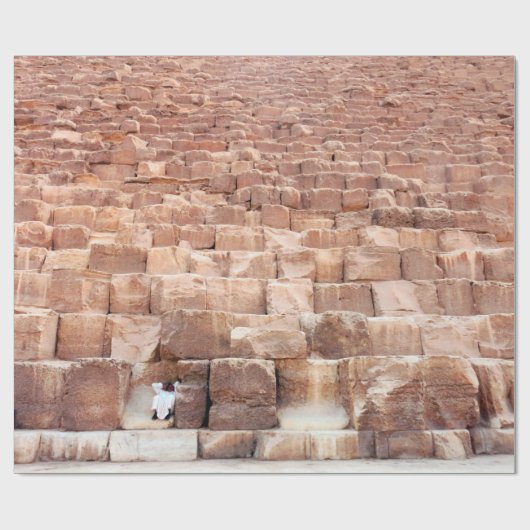 Pyramidenkomplex Gizeh. Auch genannt Giza Necrop Geschenkpapier (Flach)