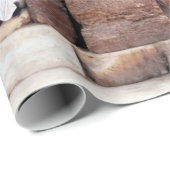 Pyramidenkomplex Gizeh. Auch genannt Giza Necrop Geschenkpapier (Rolleneckpunkt)