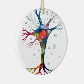 Pyramidenneuron im Neocortex Keramik Ornament (Rechts)