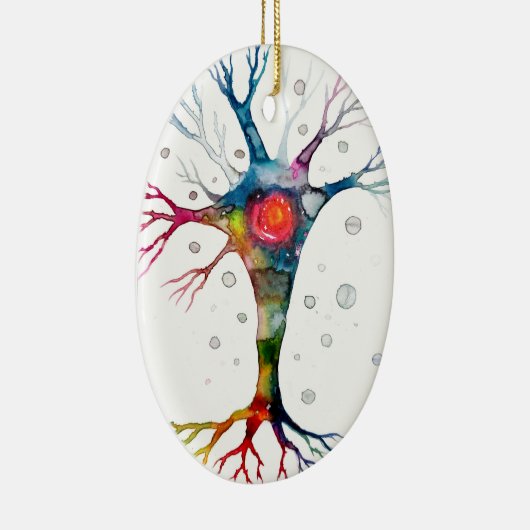 Pyramidenneuron im Neocortex Keramik Ornament (Rechts)
