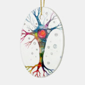 Pyramidenneuron im Neocortex Keramik Ornament (Links)