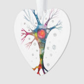 Pyramidenneuron im Neocortex Ornament (Vorderseite)