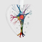 Pyramidenneuron im Neocortex Ornament (Vorderseite)