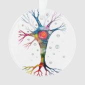 Pyramidenneuron im Neocortex Ornament (Vorderseite)