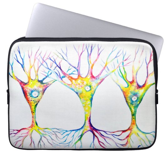 Pyramidenneuronen-Trio Laptopschutzhülle (Vorderseite)