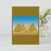 Pyramidenstadt Einladung (Stehend Vorderseite)
