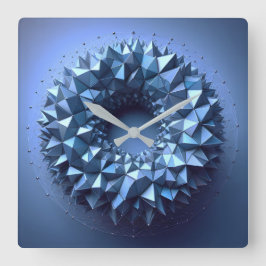 pyramides wheel quadratische wanduhr