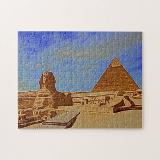Pyramidesphinx Ägypten Puzzle (Horizontal)
