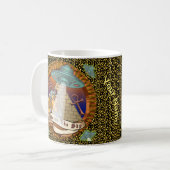 Pyramids Alien Spaceship-Tasse Kaffeetasse (Vorderseite Links)