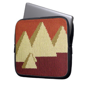 Pyramids Artisan Crochet Print Electronics Bag Laptopschutzhülle