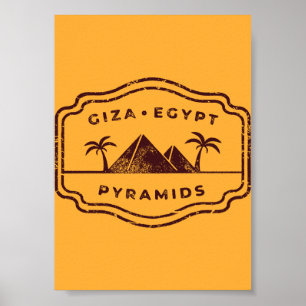Pyramids Gizeh Ägypten Poster