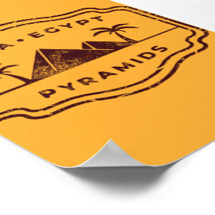 Pyramids Gizeh Ägypten Poster