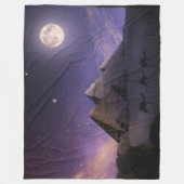 PYRAMIDS IM MOONLIGHT FLEECEDECKE (Vorderseite)