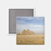 Pyramids Kairo, Ägypten Magnet (Vorderseite/Rückseite)
