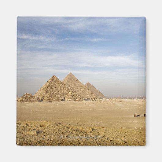 Pyramids Kairo, Ägypten Magnet (Vorne)