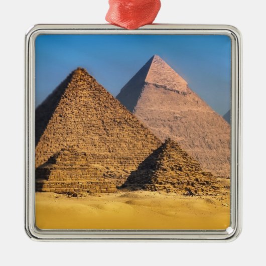 Pyramids Metal Ornament Aus Metall (Vorne)