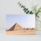 Pyramids of Egypt Coffee Mug Dankeskarte (Stehend Vorderseite)