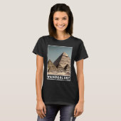 Pyramids of Giza Cairo Egypt Wanderlust T-Shirt (Vorne ganz)