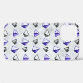Pyramids Pattern Geometry Mathematiker Lehrer Case-Mate iPhone Hülle (Rückseite (Horizontal))