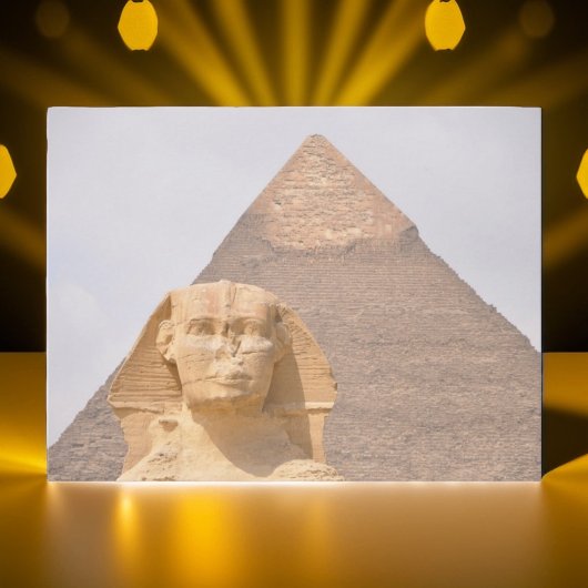 Pyramids Sphinx Ancient Ägypten Souvenir Postkarte