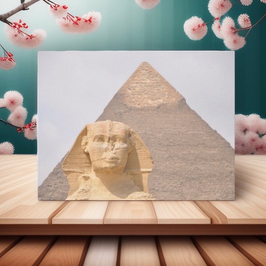 Pyramids Sphinx Ancient Ägypten Souvenir Postkarte