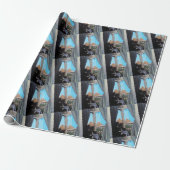 Pyramisa Hotel Gemälde von Alfred Fox Geschenkpapier (Ungerollt)