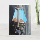 Pyramisa Hotel Gemälde von Alfred Fox Karte (Vorderseite)