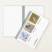 Pyrenäen, Bassett Hound Rainbow Dog Sketchbook Notizblock (Innen)