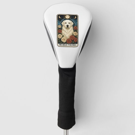 Pyrenäen-Berghund Golf Headcover (Vorderseite)