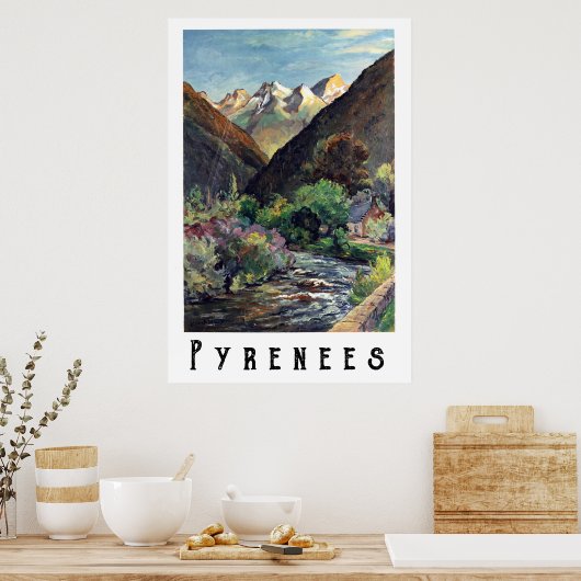 Pyrenäen, Frankreich Poster (Küche)