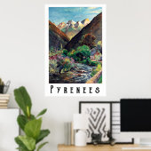 Pyrenäen, Frankreich Poster (Heimbüro)