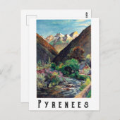 Pyrenäen, Frankreich Postkarte (Vorne/Hinten)