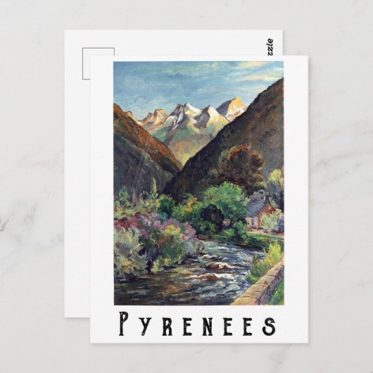 Pyrenäen, Frankreich Postkarte (Vorne/Hinten)