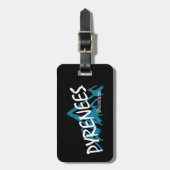 Pyrenäen Gepäckanhänger (Vorderseite vertikal)