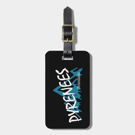 Pyrenäen Gepäckanhänger (Vorderseite vertikal)