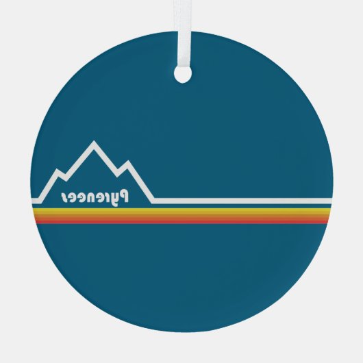 Pyrenäen Ornament Aus Glas (Rückseite)