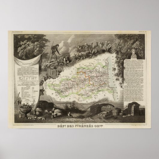 Pyrenäen Poster (Vorne)