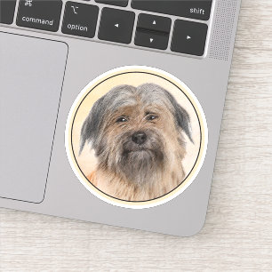 Pyrenäen-Schäferhund-Malerei - Süße originelle Hun Aufkleber