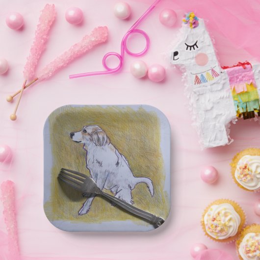 Pyrenäen Square Round Party Teller (Party)