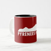 Pyrenäen Zweifarbige Tasse (Vorderseite Links)