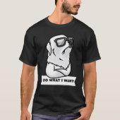 Pyrenäenberg Hund Stubborn Hund Große Pyrenäen T-Shirt (Vorderseite)