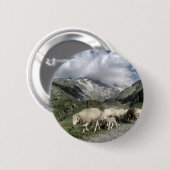 Pyrenäenlandschaft Button (Vorne & Hinten)
