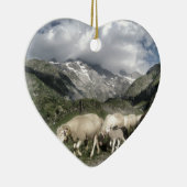 Pyrenäenlandschaft Keramikornament (Rechts)