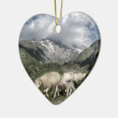 Pyrenäenlandschaft Keramikornament (Links)