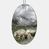 Pyrenäenlandschaft Keramikornament (Links)