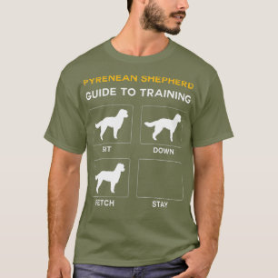 Pyrenäischer Schäferführer zum Training des Hundes T-Shirt