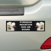 PYRENEAN GEBIRGShund AN BORD Autoaufkleber (Auf Auto)