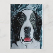 Pyrenean Mastiff Painting by Alfred Fox Postkarte (Vorderseite)